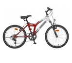 Παιδικό Ποδήλατο -  Leader Jett 20'' Front σε Άσπρο & Κόκκινο