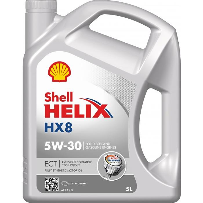 SHELL HELIX HX8 ECT 5W-30 ΔΟΧΕΙΟ 5LT