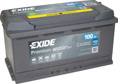 EXIDE BATTERY PREMIUM EA1000 100AH Δ