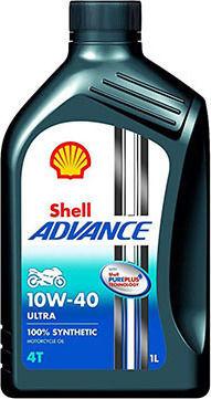 SHELL ADVANCE 4T ULTRA 10W-40 ΔΟΧΕΙΟ 1LT